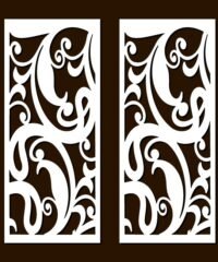 Design pattern screen panel