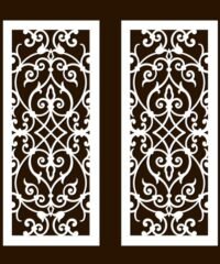 Design pattern screen panel