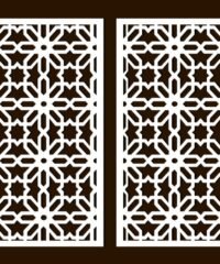 Design pattern screen panel