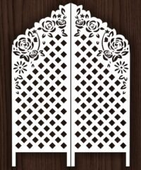 Design pattern screen panel