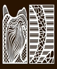 Design pattern screen panel