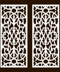 Design pattern screen panel