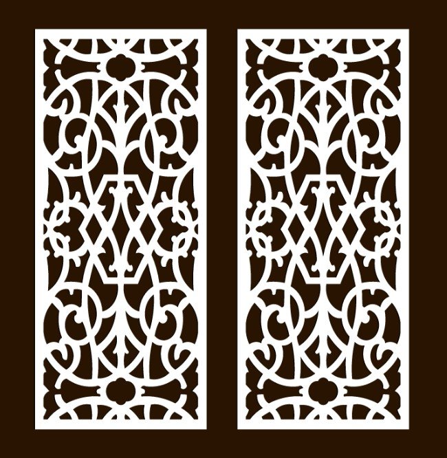 Design pattern screen panel