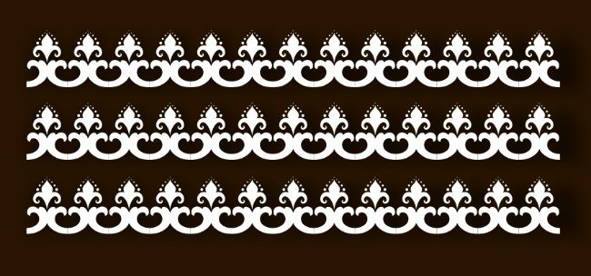 Design pattern screen panel