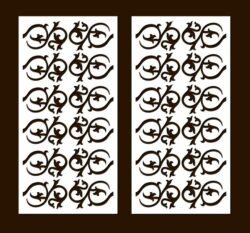 Design pattern screen panel