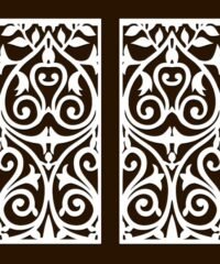 Design pattern screen panel