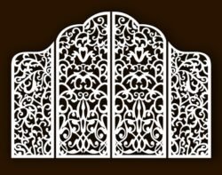 Design pattern screen panel