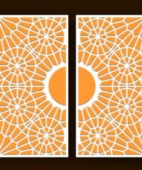 Design pattern screen panel