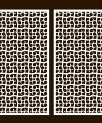 Design pattern screen panel