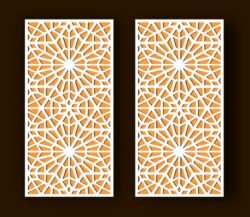 Design pattern screen panel