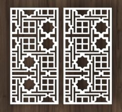 Design pattern screen panel