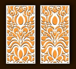 Design pattern screen panel