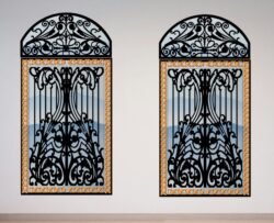 Design pattern screen panel