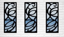 Design pattern screen panel