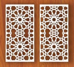 Design pattern screen panel