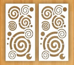 Design pattern screen panel