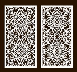 Design pattern screen panel