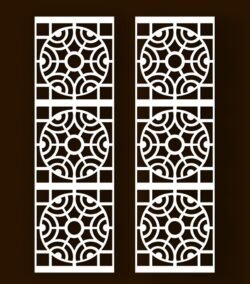 Design pattern screen panel