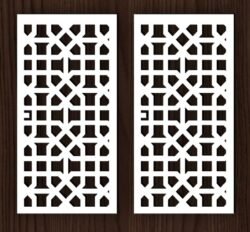 Design pattern screen panel