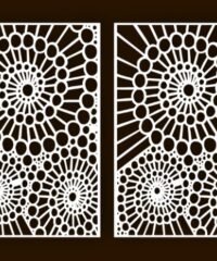 Design pattern screen panel Design pattern screen panel