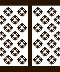 Design pattern screen panel