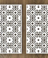 Design pattern screen panel