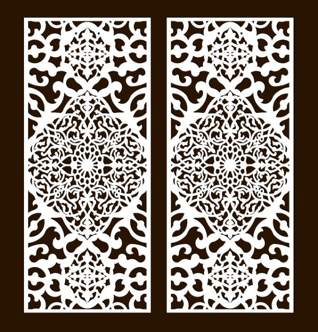 Design pattern screen panel