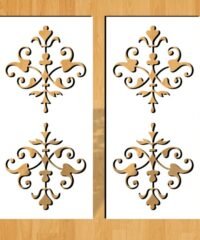 Design pattern screen panel