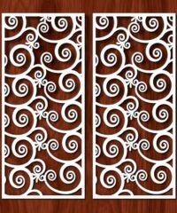 Design pattern screen panel