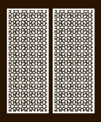 Design pattern screen panel