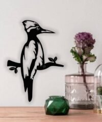Woodpecker on a tree branch
