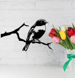 Bird on a tree branch wall decor Bird on a tree branch wall decor