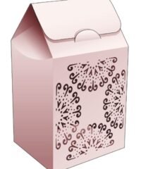 Cardboard flip bag box