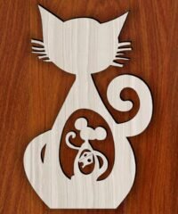 Cat mouse cheese