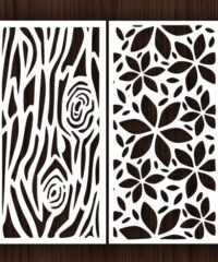 Design pattern screen panel
