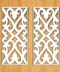 Design pattern screen panel