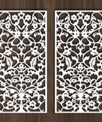 Design pattern screen panel