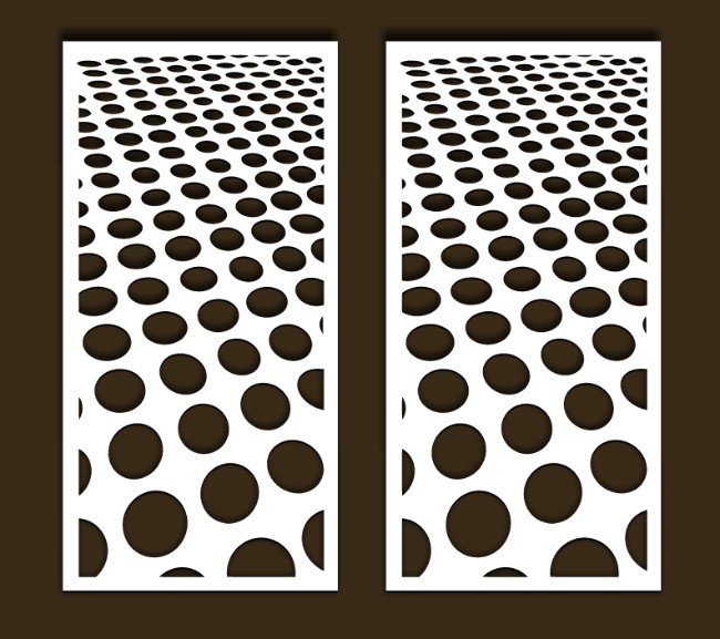 Design pattern screen panel