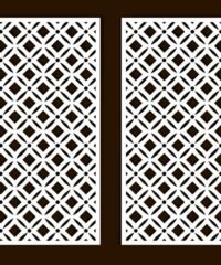Design pattern screen panel
