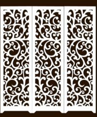 Design pattern screen panel