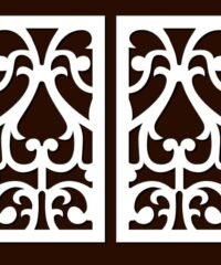 Design pattern screen panel