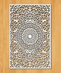 Design pattern screen panel