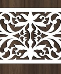 Design pattern screen panel