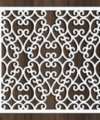 Design pattern screen panel