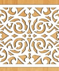 Design pattern screen panel