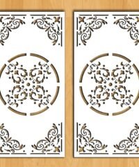 Design pattern screen panel