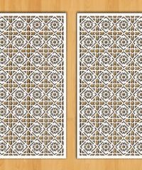Design pattern screen panel