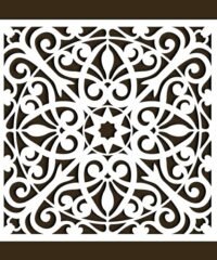 Design pattern screen panel