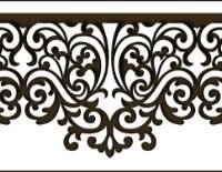 Design pattern screen panel