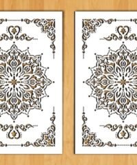 Design pattern screen panel